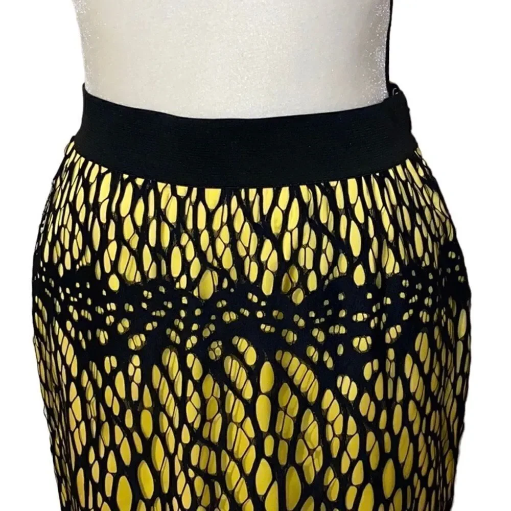 Robert Rodriguez Lace Overlay Mini Skirt